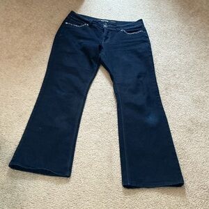 Jordache Women's Dark Blue Flare Jeans